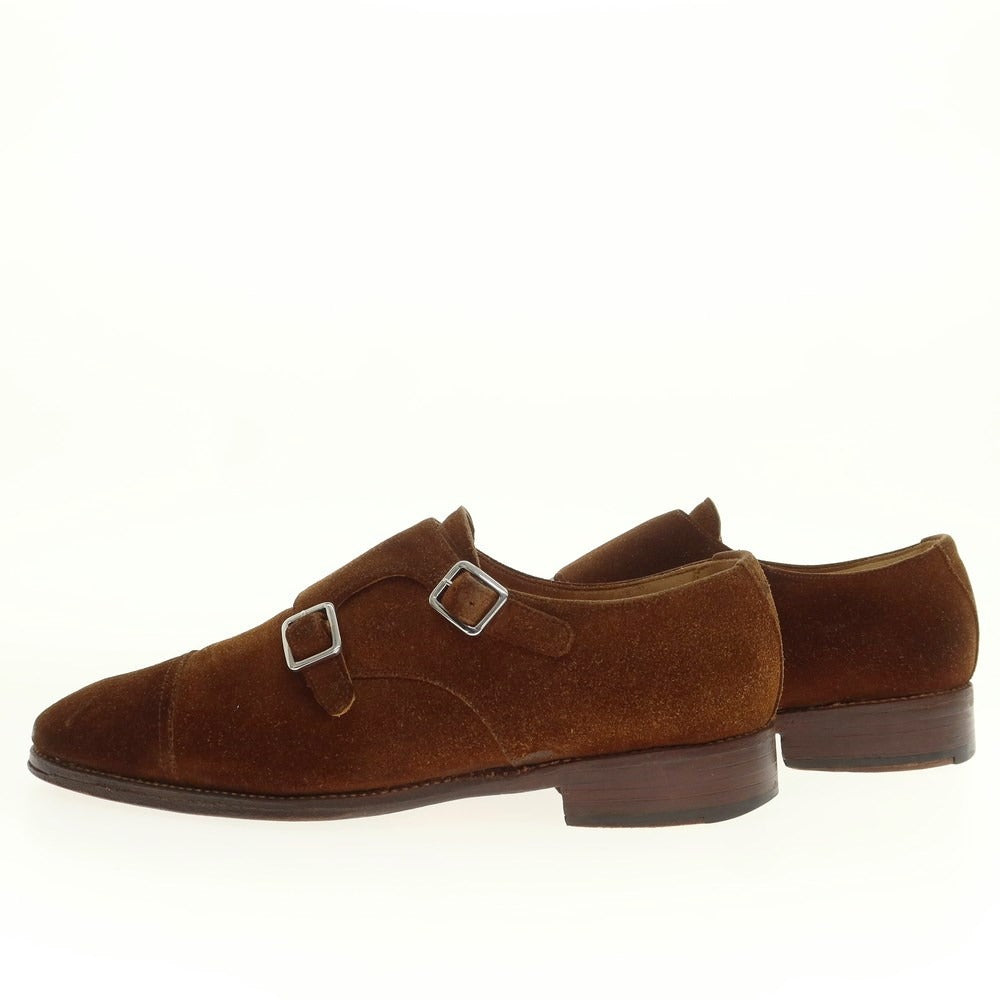 [Used] MEERMIN Suede Double Monk Dress Shoes Brown [Size 6 1/2] [BRW] [S/S/A/W] [Condition Rank C] [Men&