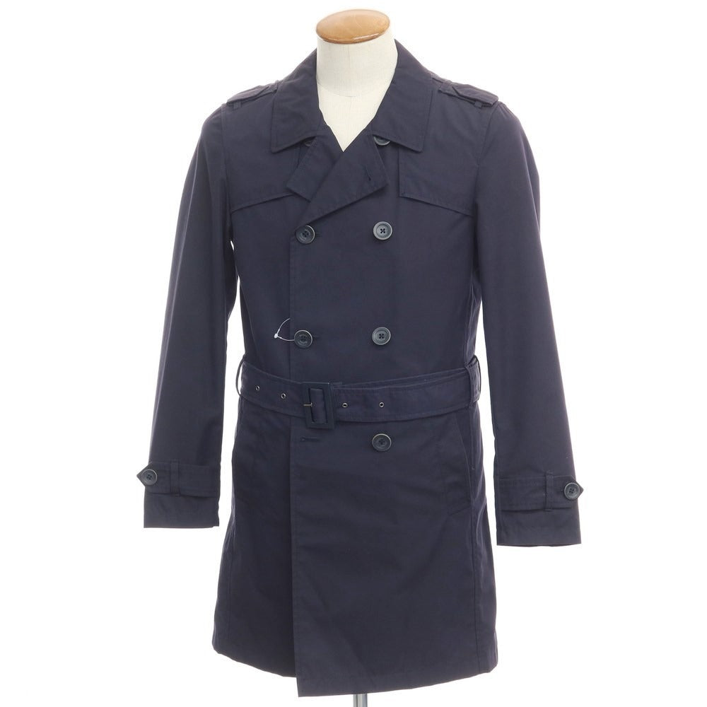 [Used] Herno Cotton Nylon Trench Coat Navy [Size 46] [NVY] [S/S] [Condition Rank C] [Men&