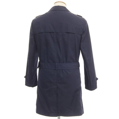 [Used] Herno Cotton Nylon Trench Coat Navy [Size 46] [NVY] [S/S] [Condition Rank C] [Men&