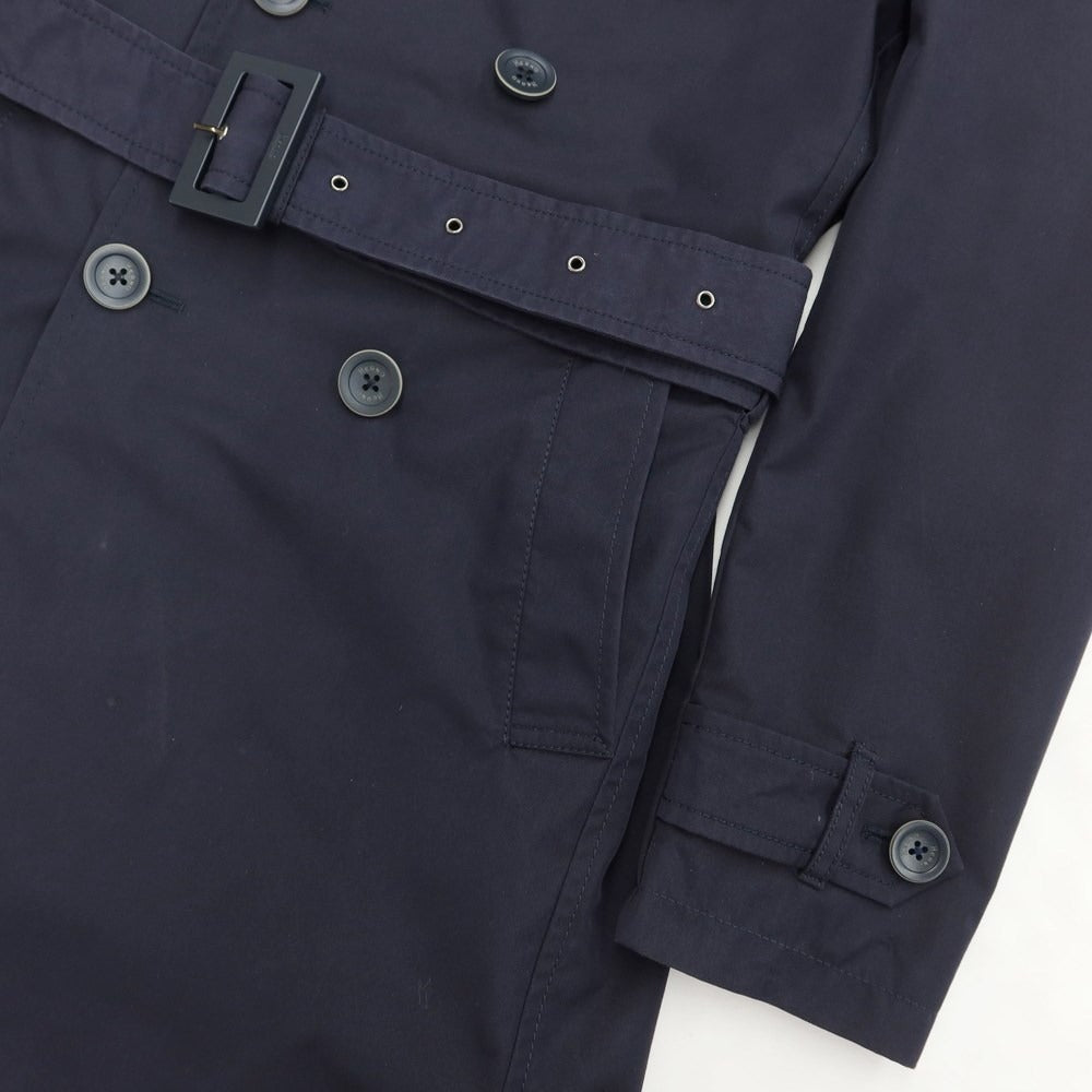 [Used] Herno Cotton Nylon Trench Coat Navy [Size 46] [NVY] [S/S] [Condition Rank C] [Men&