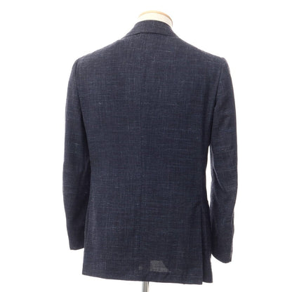 [Used] Sartoria Ring Wool Silk Linen 3B Tailored Jacket Dark Navy [Size 44] [NVY] [S/S] [Condition Rank C] [Men&