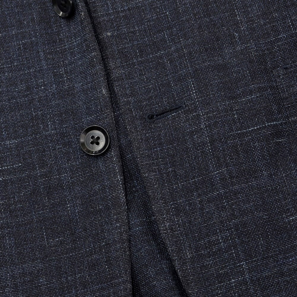 [Used] Sartoria Ring Wool Silk Linen 3B Tailored Jacket Dark Navy [Size 44] [NVY] [S/S] [Condition Rank C] [Men&
