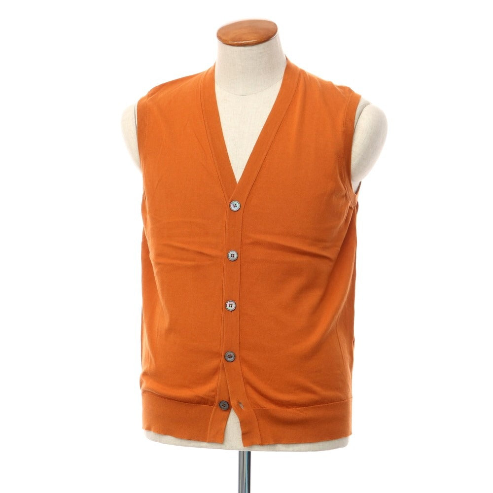 [Used] Drumohr Cotton Knit Vest Dark Orange [Size 48] [ORG] [S/S] [Condition Rank B] ​​[Men&