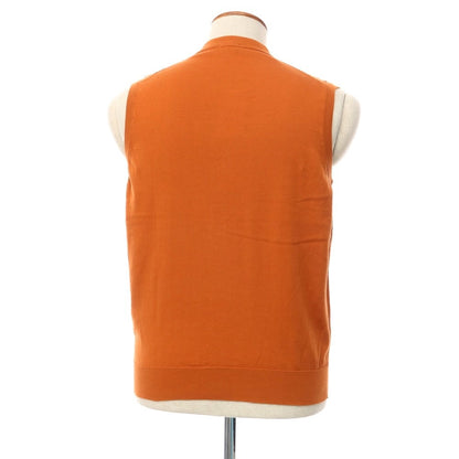 [Used] Drumohr Cotton Knit Vest Dark Orange [Size 48] [ORG] [S/S] [Condition Rank B] ​​[Men&