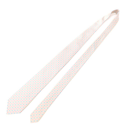[Used] Dormeuil Dot 3-fold Silk Tie Ivory [BEI] [S/S/A/W] [Condition Rank B] ​​[Men&