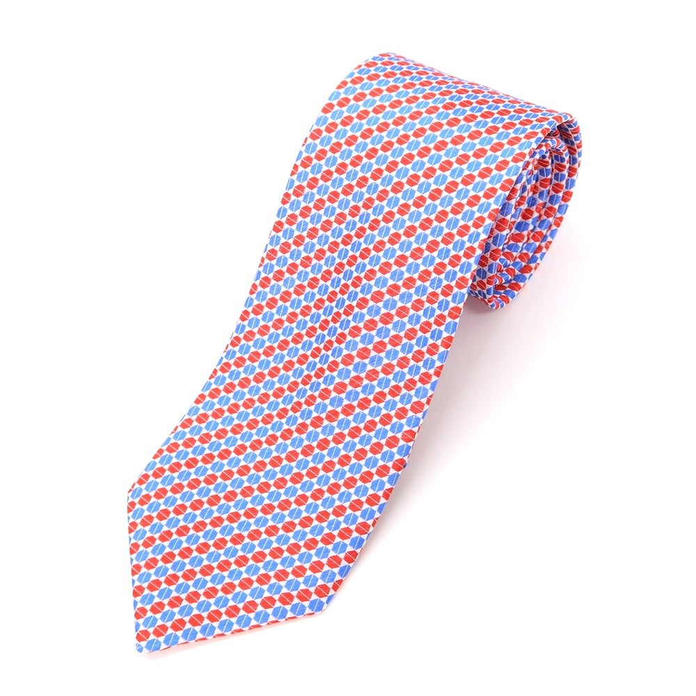 [Used] Dormeuil 3-fold silk tie, blue x red [BLU] [S/S/A/W] [Condition: B] [Men&