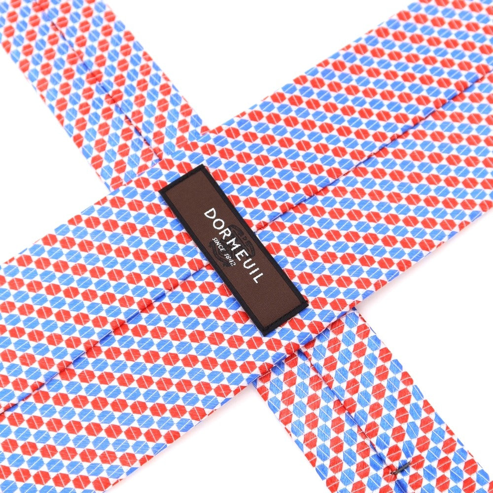 [Used] Dormeuil 3-fold silk tie, blue x red [BLU] [S/S/A/W] [Condition: B] [Men&