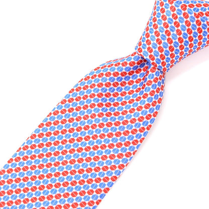 [Used] Dormeuil 3-fold silk tie, blue x red [BLU] [S/S/A/W] [Condition: B] [Men&