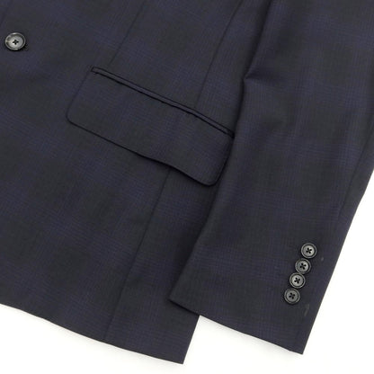 [Used] URBAN RESEARCH Wool Check 3-Button Suit Black x Navy [Size 46] [BLK] [S/S] [Condition Rank C] [Men&