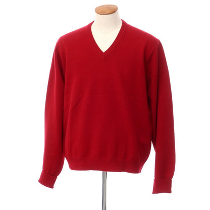 [Used] COSEI Wool V-neck pullover knit Red [Size 3] [RED] [A/W] [Condition Rank B] ​​[Men&