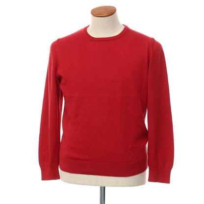 [Used] Drumohr Cotton Crew Neck Pullover Knit Red [Size 40] [RED] [S/S] [Condition Rank B] ​​[Men&