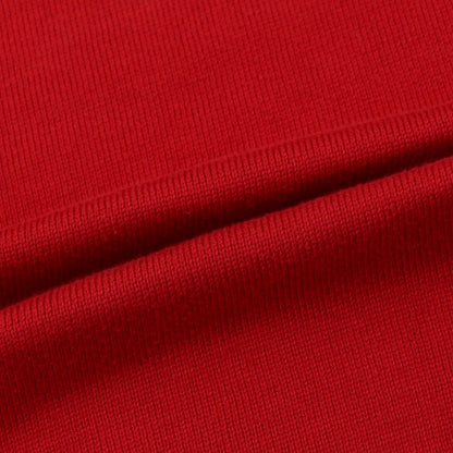 [Used] Drumohr Cotton Crew Neck Pullover Knit Red [Size 40] [RED] [S/S] [Condition Rank B] ​​[Men&