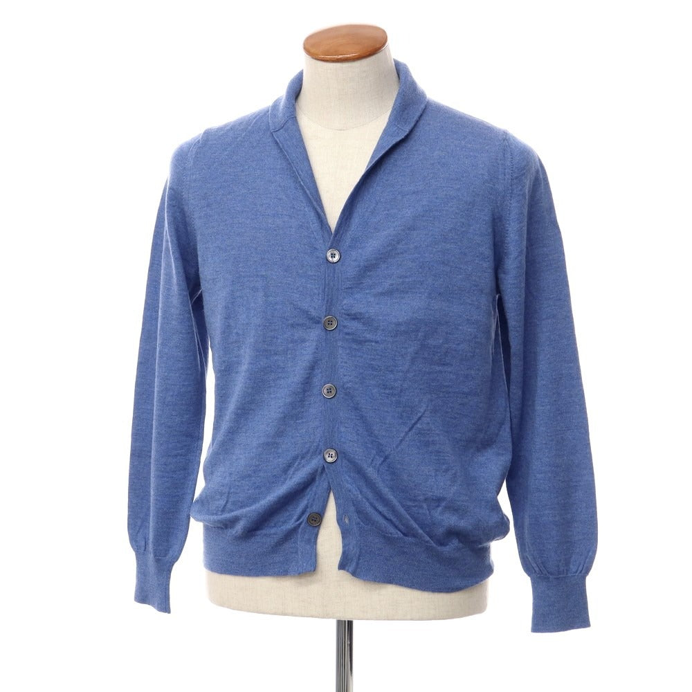 [Used] Drumohr Wool Shawl Collar Cardigan Blue [Size 50] [BLU] [A/W] [Condition Rank B] ​​[Men&