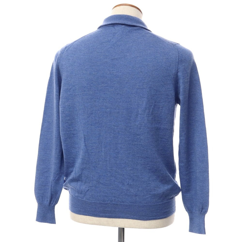 [Used] Drumohr Wool Shawl Collar Cardigan Blue [Size 50] [BLU] [A/W] [Condition Rank B] ​​[Men&