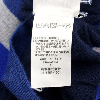 【中古】ディマッティア DIMATTIA ウール クルーネック プルオーバーニット ネイビー【サイズ50】【NVY】【A/W】【状態ランクB】【メンズ】【769076】