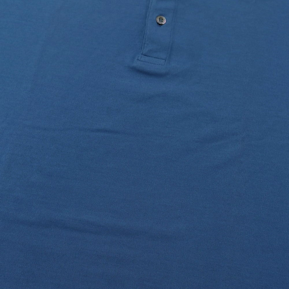 [Used] Drumohr Cotton Long Sleeve Polo Shirt Dark Blue [Size S] [BLU] [S/S/A/W] [Condition Rank B] ​​[Men&