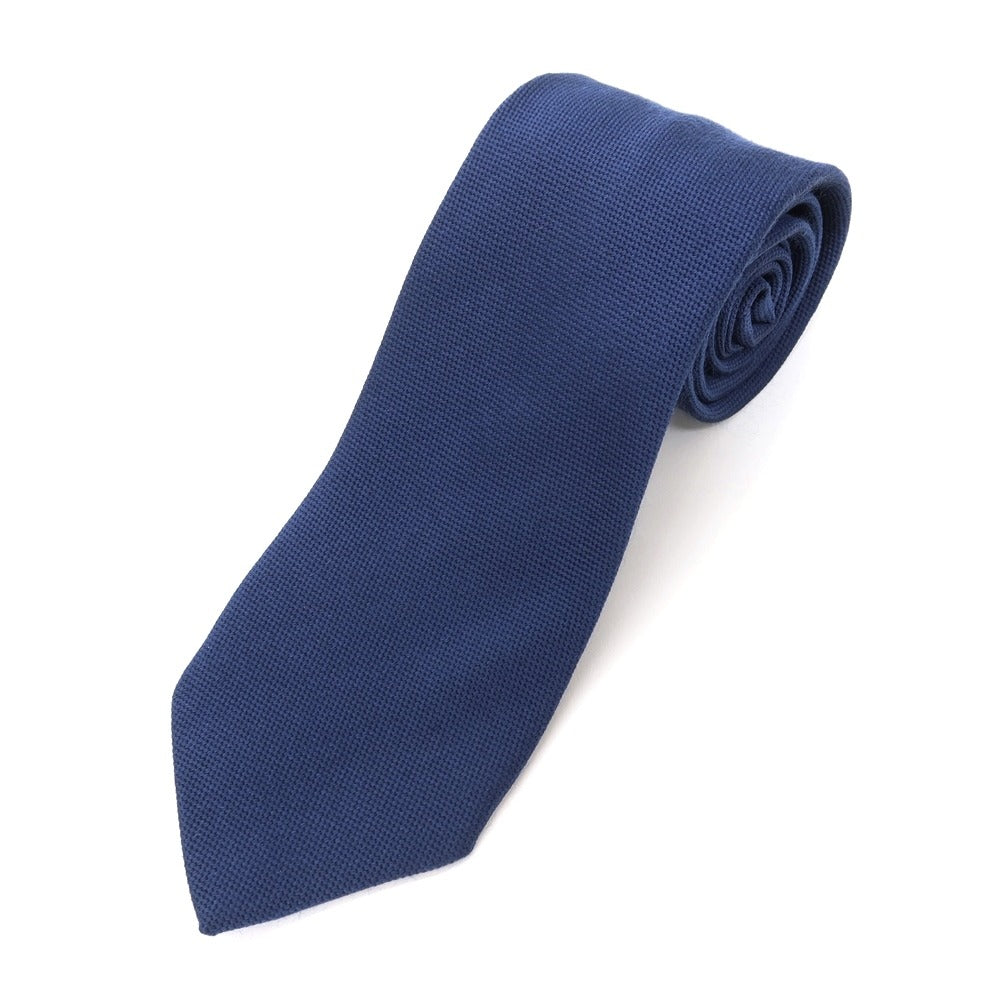 [Used] Stefano Bigi 3-fold silk tie, navy [NVY] [S/S/A/W] [Condition: B] [Men&