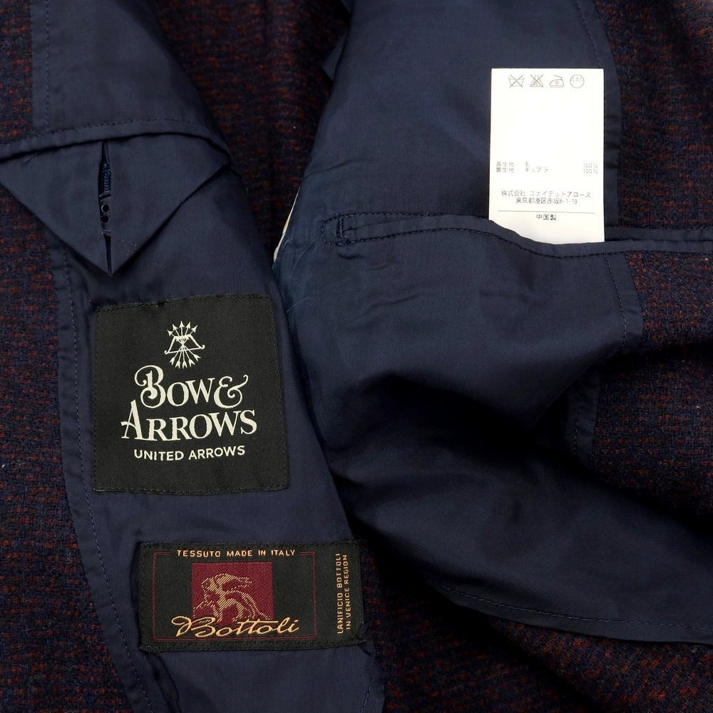 [Used] BOW&amp;amp;ARROWS Wool Tailored Jacket Navy x Maroon [Size 46] [NVY] [A/W] [Condition Rank D] [Men&