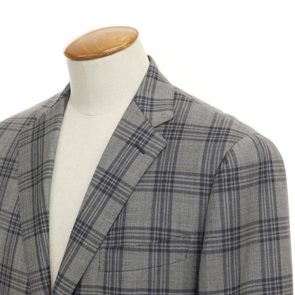 [Used] UNITED ARROWS Wool Check 2B Tailored Jacket Gray x Navy [Size 48] [GRY] [S/S] [Condition Rank D] [Men&