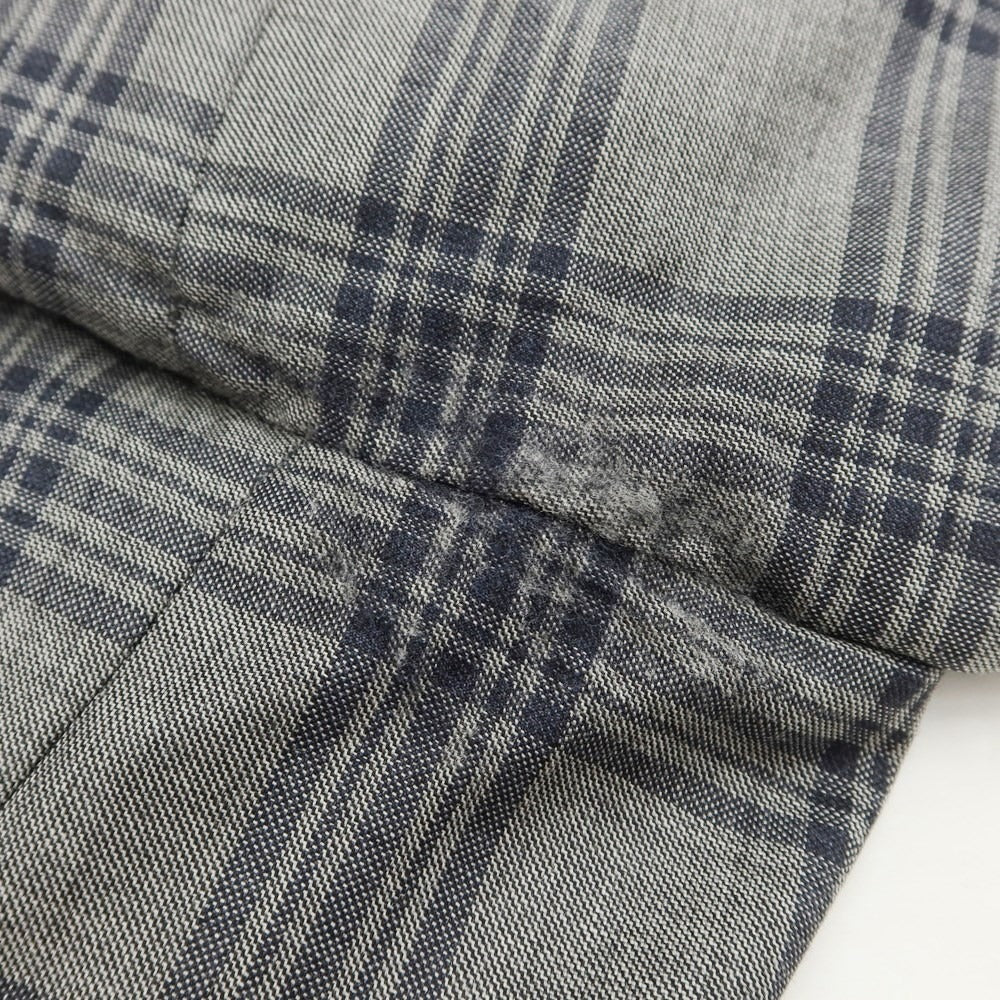 [Used] UNITED ARROWS Wool Check 2B Tailored Jacket Gray x Navy [Size 48] [GRY] [S/S] [Condition Rank D] [Men&