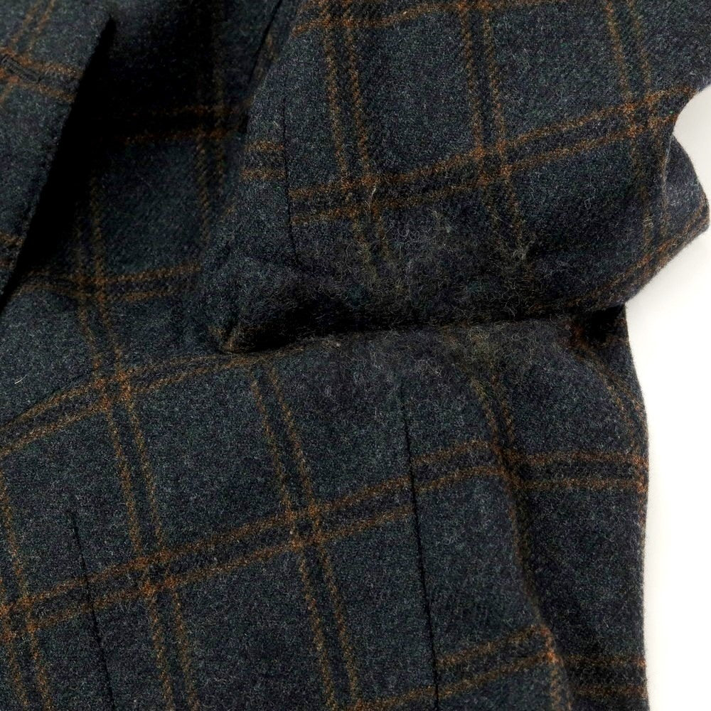 [Used] UNITED ARROWS Wool Check Tailored Jacket Dark Green x Brown [Size 48] [GRN] [A/W] [Condition Rank D] [Men&