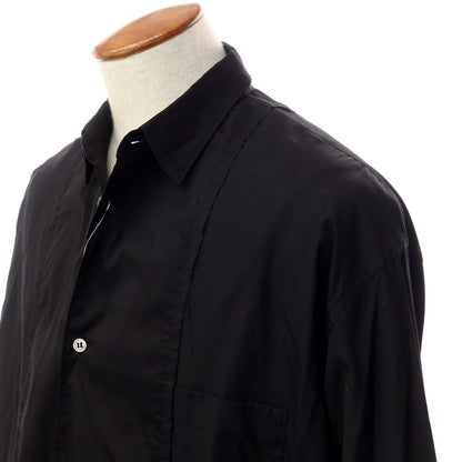 【中古】コムデギャルソンオムプリュス COMME des GARCONS HOMME PLUS 2018年春夏 コットン 長袖シャツ ブラック【サイズM】【BLK】【S/S/A/W】【状態ランクB】【メンズ】【769275】