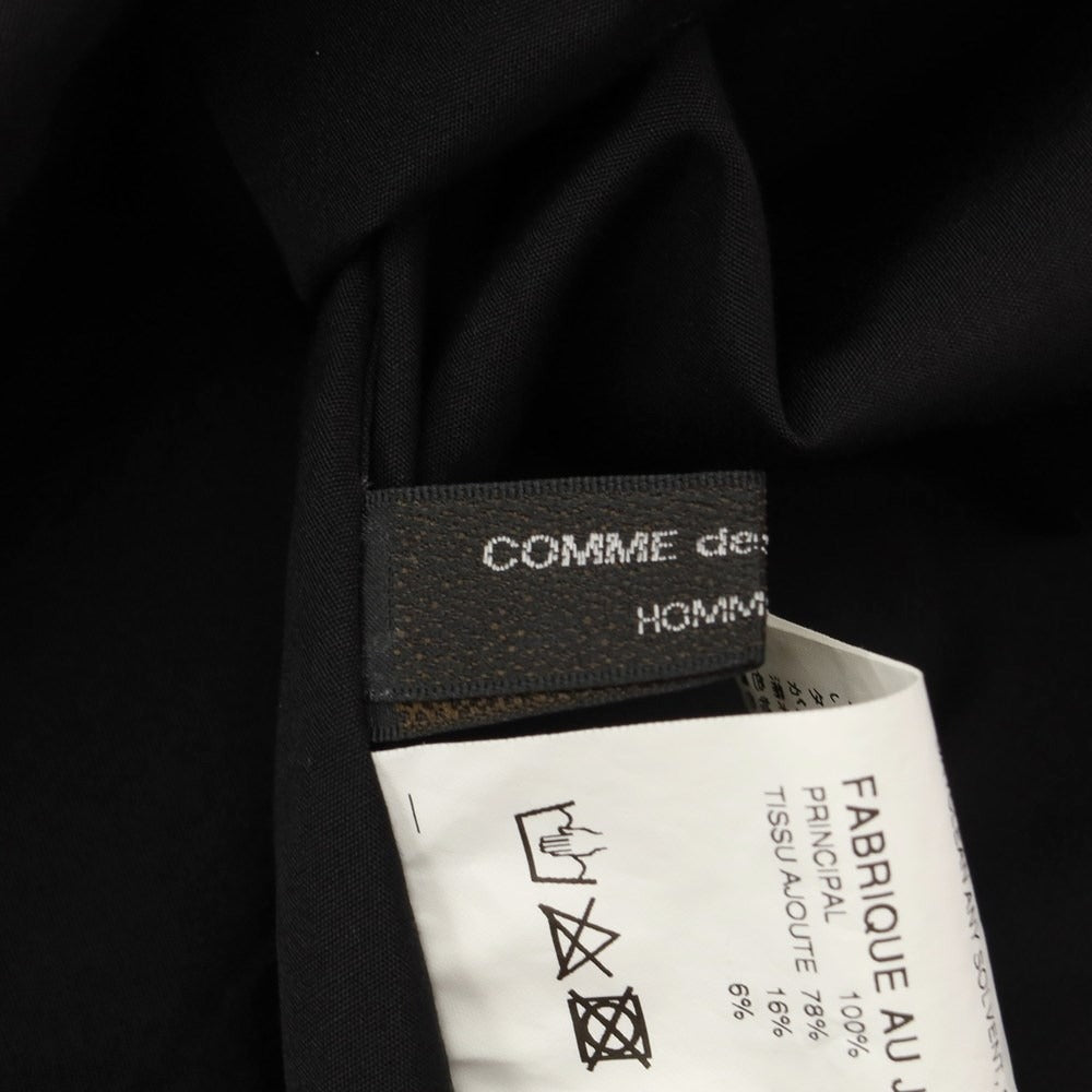 【中古】コムデギャルソンオムプリュス COMME des GARCONS HOMME PLUS 2018年春夏 コットン 長袖シャツ ブラック【サイズM】【BLK】【S/S/A/W】【状態ランクB】【メンズ】【769275】