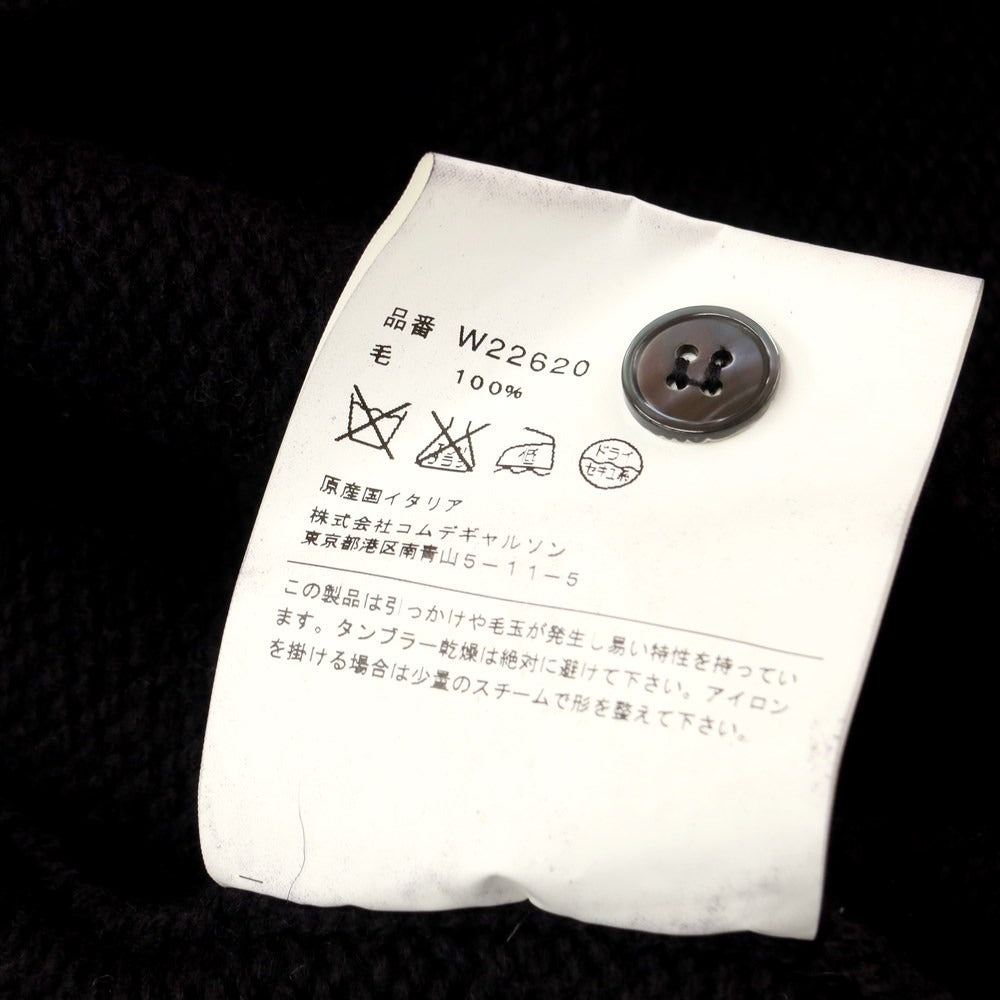 [Used] COMME des GARCONS SHIRT 2014 Autumn/Winter Wool Knit Cardigan Black [Size X] [BLK] [A/W] [Condition Rank B] ​​[Men&