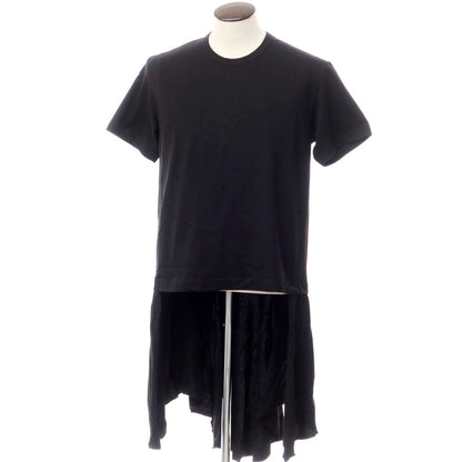 【中古】コムデギャルソンオムプリュス COMME des GARCONS HOMME PLUS 2020年春夏 コットン ロング 半袖Ｔシャツ ブラック【サイズL】【BLK】【S/S】【状態ランクA】【メンズ】【769283】