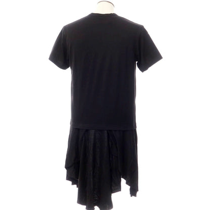 【中古】コムデギャルソンオムプリュス COMME des GARCONS HOMME PLUS 2020年春夏 コットン ロング 半袖Ｔシャツ ブラック【サイズL】【BLK】【S/S】【状態ランクA】【メンズ】【769283】