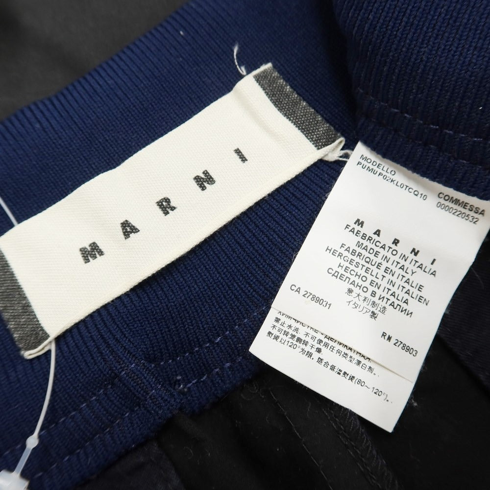 [Used] MARNI Cotton Nylon Shorts Black x Navy [Size 50] [BLK] [S/S] [Condition Rank C] [Men&