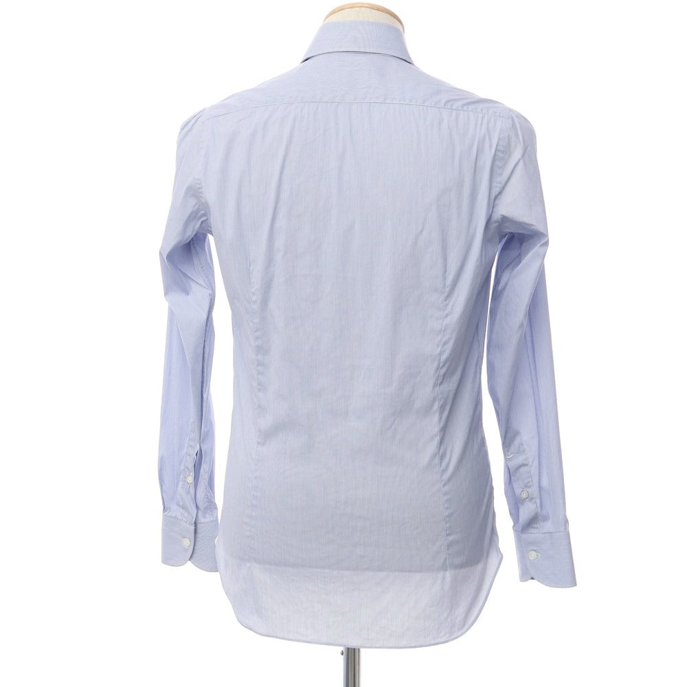 [Used] Maria Santangelo Cotton Polyester Wide Collar Dress Shirt Blue x White [Size 37] [BLU] [S/S/A/W] [Condition Rank C] [Men&
