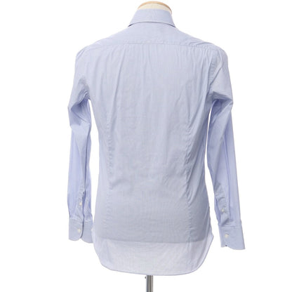 [Used] Maria Santangelo Cotton Polyester Wide Collar Dress Shirt Blue x White [Size 37] [BLU] [S/S/A/W] [Condition Rank C] [Men&