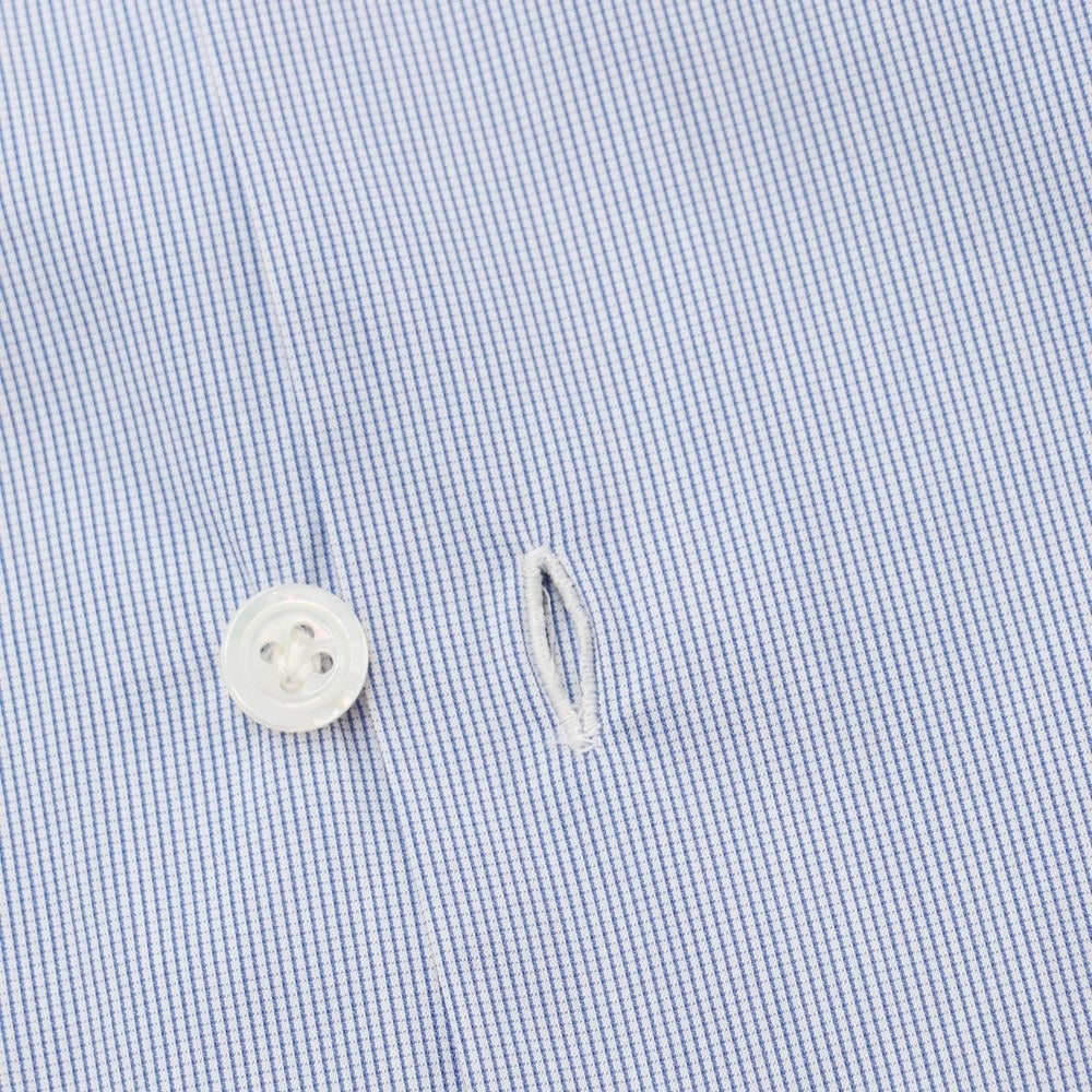 [Used] Maria Santangelo Cotton Polyester Wide Collar Dress Shirt Blue x White [Size 37] [BLU] [S/S/A/W] [Condition Rank C] [Men&