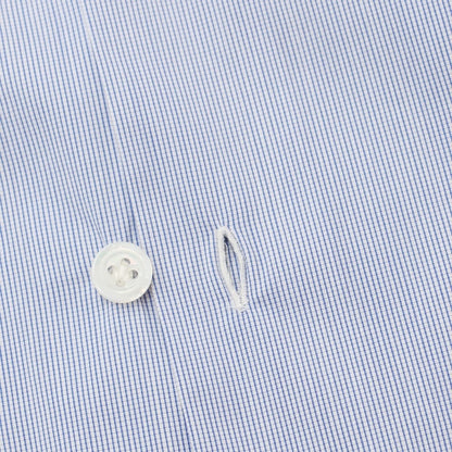 [Used] Maria Santangelo Cotton Polyester Wide Collar Dress Shirt Blue x White [Size 37] [BLU] [S/S/A/W] [Condition Rank C] [Men&