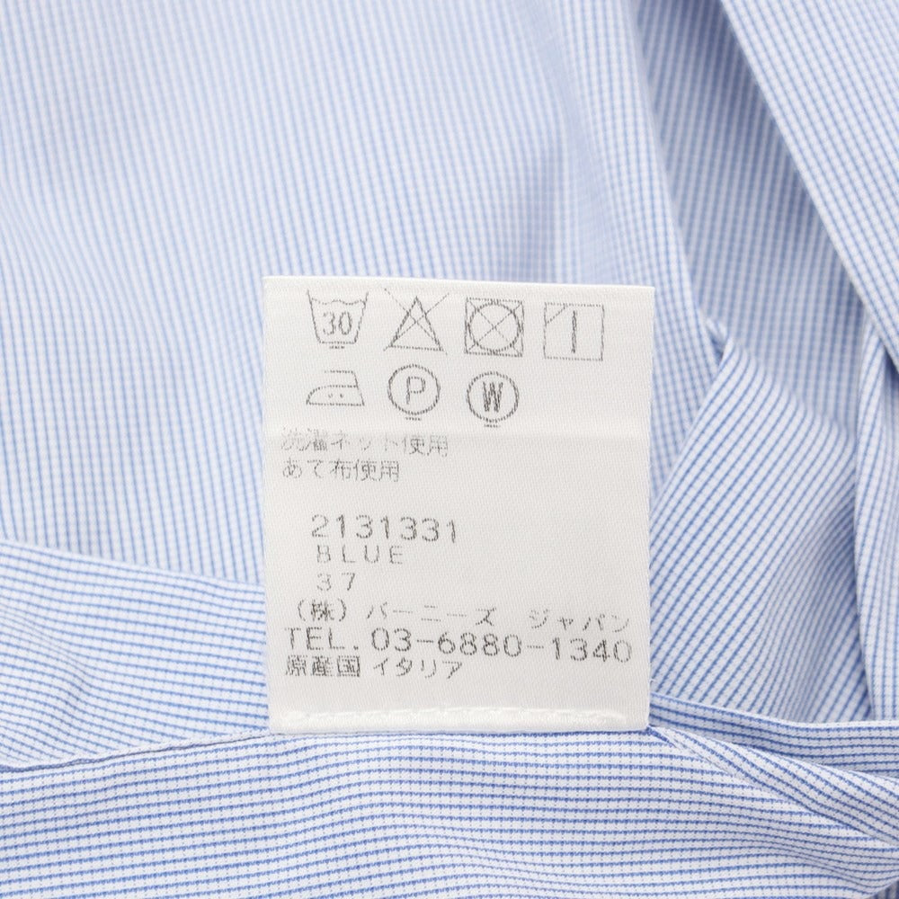 [Used] Maria Santangelo Cotton Polyester Wide Collar Dress Shirt Blue x White [Size 37] [BLU] [S/S/A/W] [Condition Rank C] [Men&