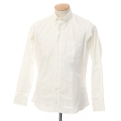 [Used] INDIVIDUALIZED SHIRTS Cotton Button-down Casual Shirt White [Size 14.5] [WHT] [S/S/A/W] [Condition Rank C] [Men&