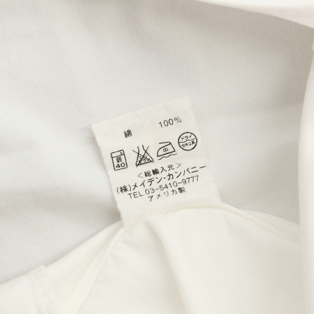 [Used] INDIVIDUALIZED SHIRTS Cotton Button-down Casual Shirt White [Size 14.5] [WHT] [S/S/A/W] [Condition Rank C] [Men&
