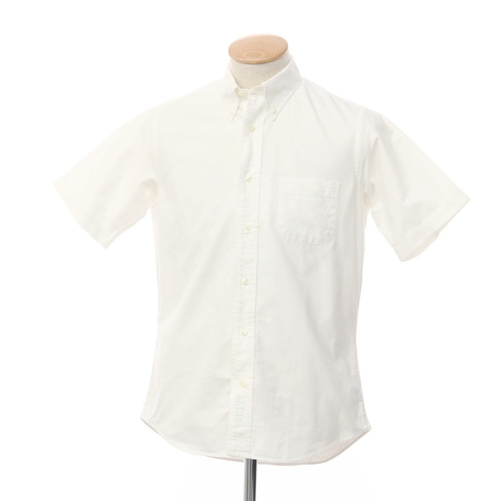 【中古】インディビジュアライズドシャツ INDIVIDUALIZED SHIRTS コットン ボタンダウン 半袖シャツ ホワイト【サイズ14 1/2】【WHT】【S/S/A/W】【状態ランクC】【メンズ】【769274】
