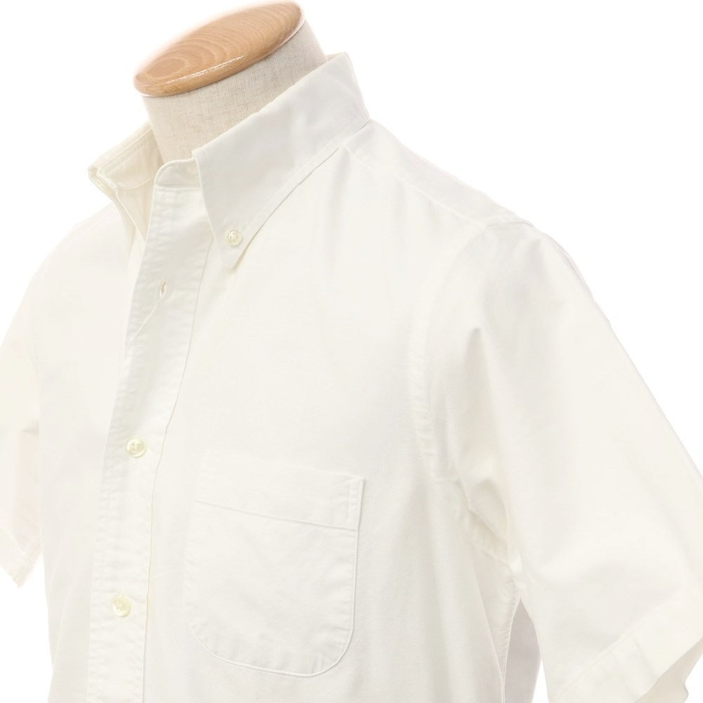 【中古】インディビジュアライズドシャツ INDIVIDUALIZED SHIRTS コットン ボタンダウン 半袖シャツ ホワイト【サイズ14 1/2】【WHT】【S/S/A/W】【状態ランクC】【メンズ】【769274】