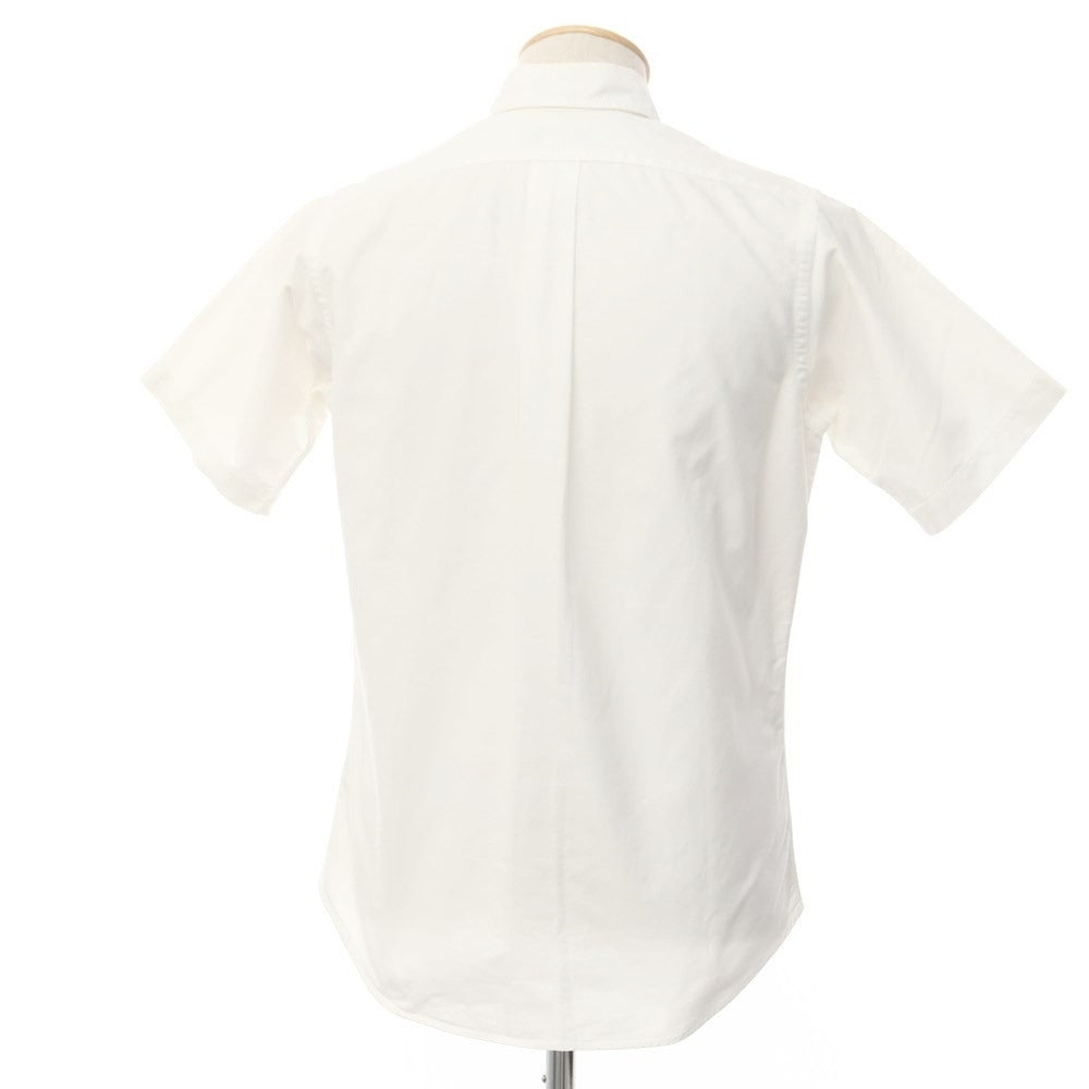 【中古】インディビジュアライズドシャツ INDIVIDUALIZED SHIRTS コットン ボタンダウン 半袖シャツ ホワイト【サイズ14 1/2】【WHT】【S/S/A/W】【状態ランクC】【メンズ】【769274】