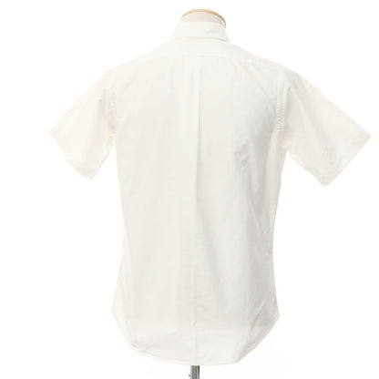 【中古】インディビジュアライズドシャツ INDIVIDUALIZED SHIRTS コットン ボタンダウン 半袖シャツ ホワイト【サイズ14 1/2】【WHT】【S/S/A/W】【状態ランクC】【メンズ】【769274】