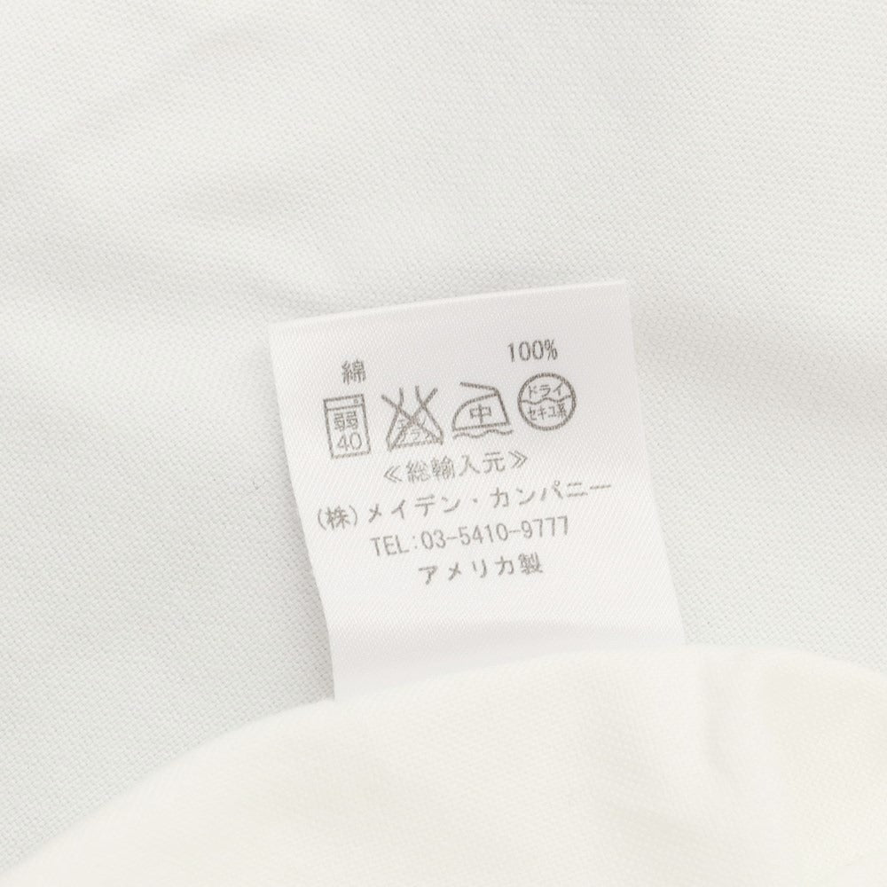 【中古】インディビジュアライズドシャツ INDIVIDUALIZED SHIRTS コットン ボタンダウン 半袖シャツ ホワイト【サイズ14 1/2】【WHT】【S/S/A/W】【状態ランクC】【メンズ】【769274】