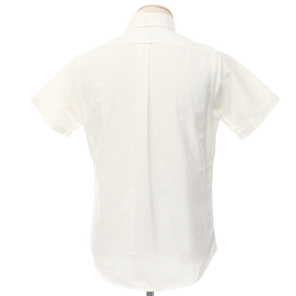 [Used] Keaton Chase Cotton Button-down Short Sleeve Shirt White [Size 15] [WHT] [S/S] [Condition Rank C] [Men&