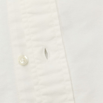 [Used] Keaton Chase Cotton Button-down Short Sleeve Shirt White [Size 15] [WHT] [S/S] [Condition Rank C] [Men&