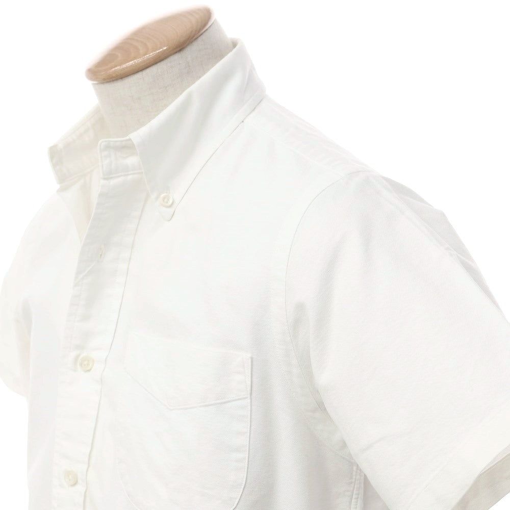 [Used] SOUTIENCOL Oxford cotton short sleeve BD shirt off white [Size 1] [WHT] [S/S] [Condition rank C] [Men&