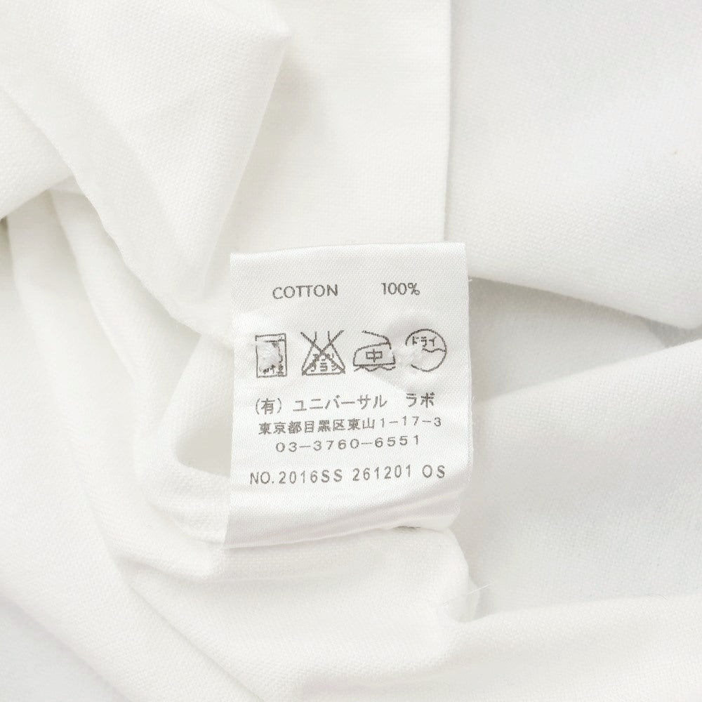 [Used] SOUTIENCOL Oxford cotton short sleeve BD shirt off white [Size 1] [WHT] [S/S] [Condition rank C] [Men&