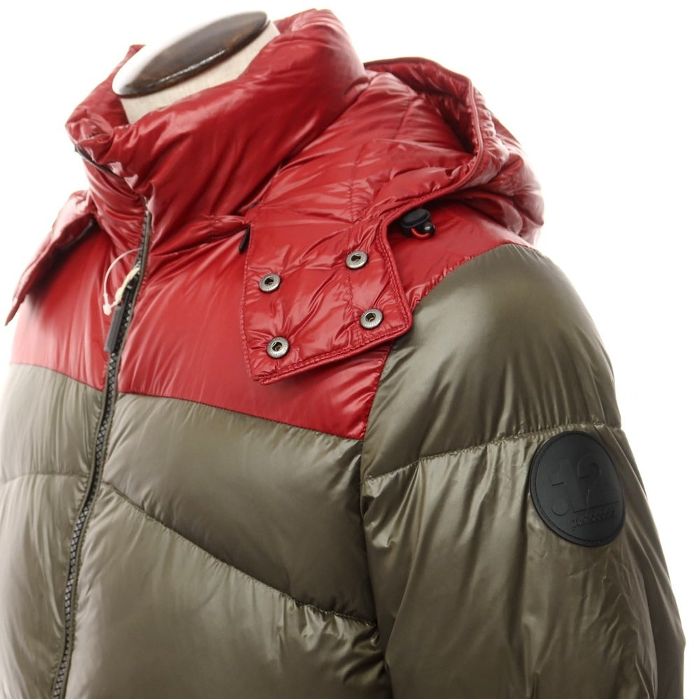 [Used] [Unused] PUNTODODICI .12 Nylon Down Jacket Olive x Red [Size 50] [KAK] [A/W] [Condition Rank S] [Men&