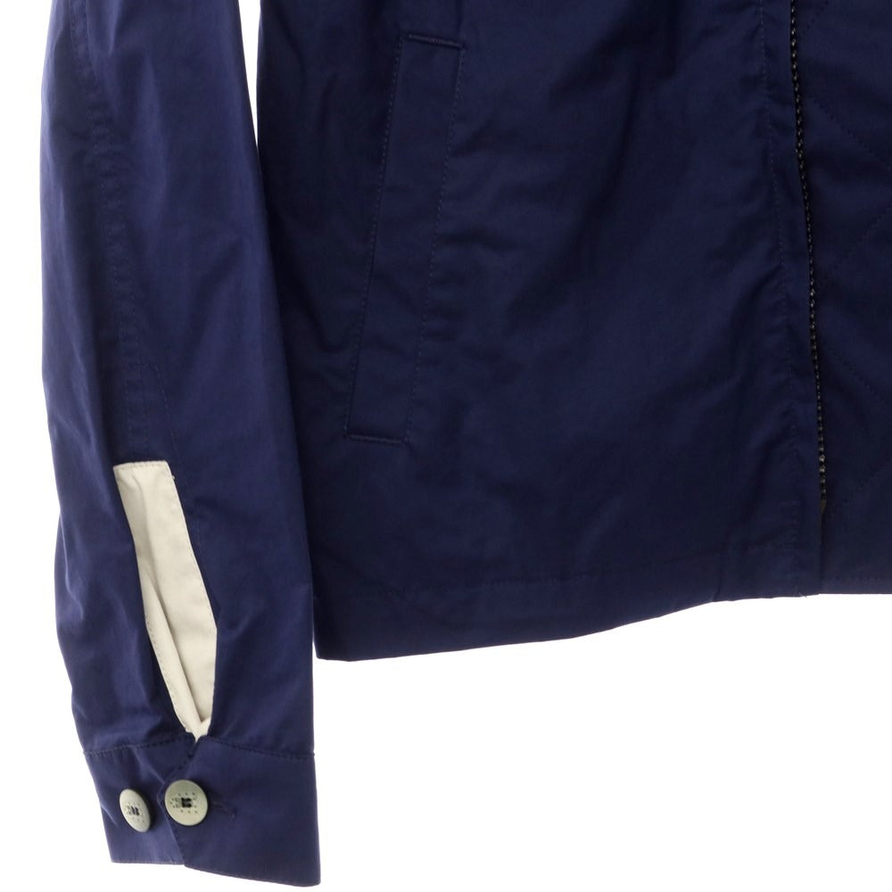 [Used] Camplin Cotton Zip-up Work Jacket Blouson Navy x White [Size 50] [NVY] [S/S] [Condition Rank A] [Men&