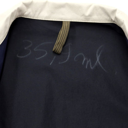 [Used] Camplin Cotton Zip-up Work Jacket Blouson Navy x White [Size 50] [NVY] [S/S] [Condition Rank A] [Men&